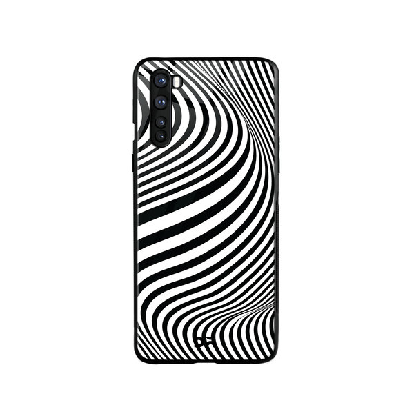 

DailyObjects Zebra Waves Glass Case Cover For OnePlus Nord