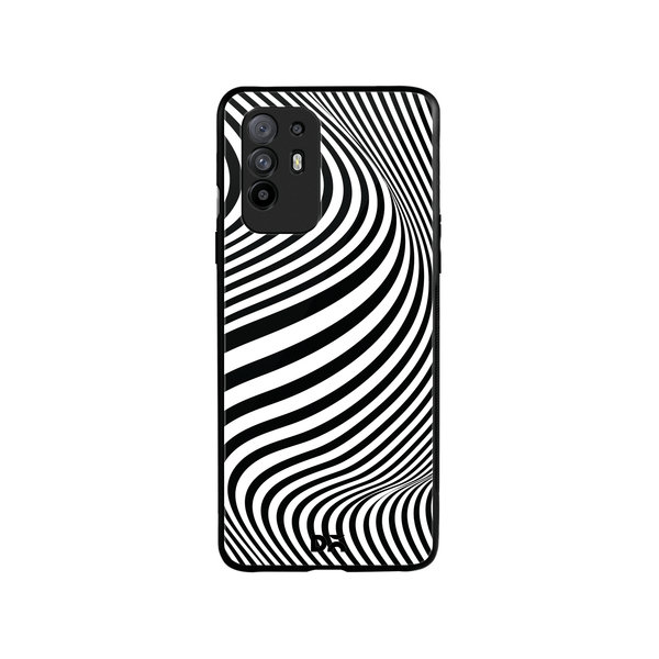 

DailyObjects Zebra Waves Glass Case Cover For Oppo F19 Pro Plus