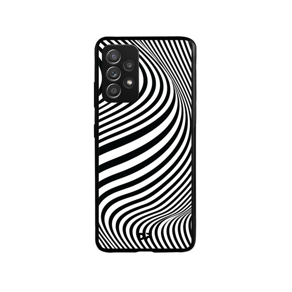 

DailyObjects Zebra Waves Glass Case Cover For Samsung Galaxy A52
