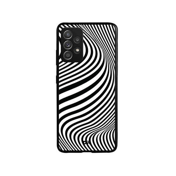 

DailyObjects Zebra Waves Glass Case Cover For Samsung Galaxy A53