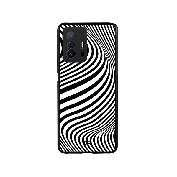 

DailyObjects Zebra Waves Glass Case Cover For Xiaomi 11T
