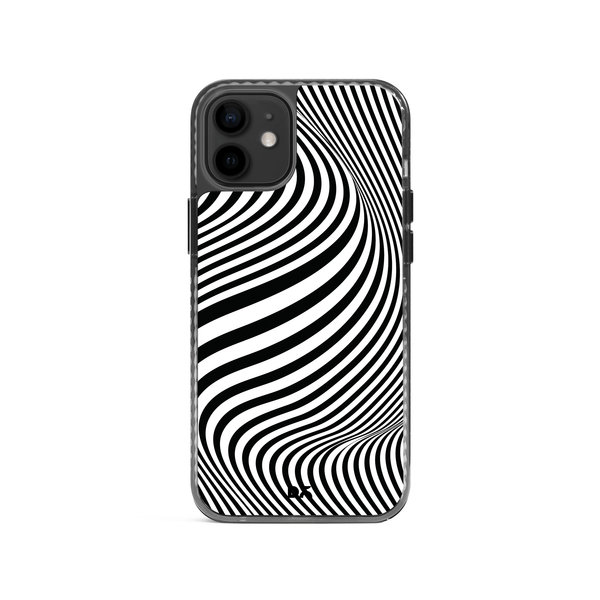 

DailyObjects Zebra Waves Stride 2.0 Case Cover For iPhone 12