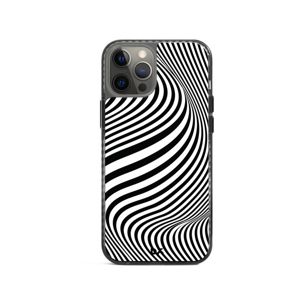 

DailyObjects Zebra Waves Stride 2.0 Case Cover For iPhone 12 Pro