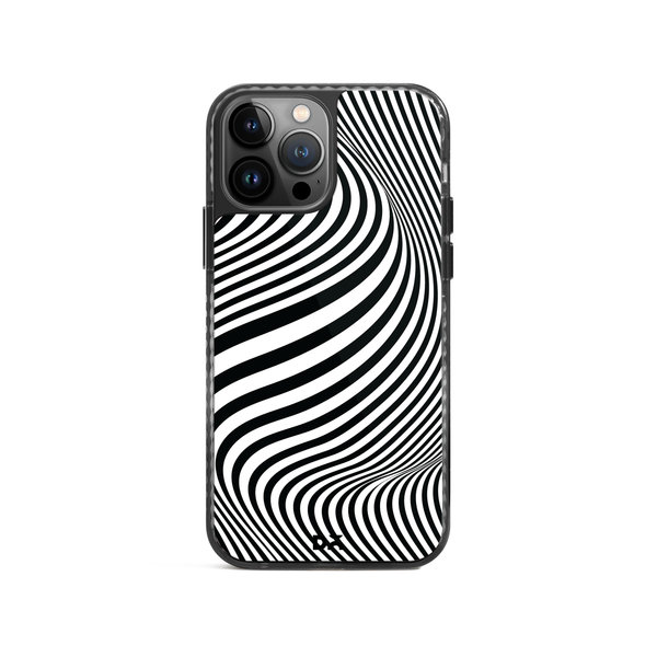 

DailyObjects Zebra Waves Stride 2.0 Case Cover For iPhone 15 Pro Max