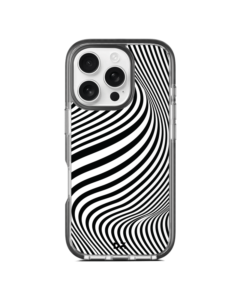 Zebra Waves Stride 3.0 MagSafe Case Cover For iPhone 16 Pro
