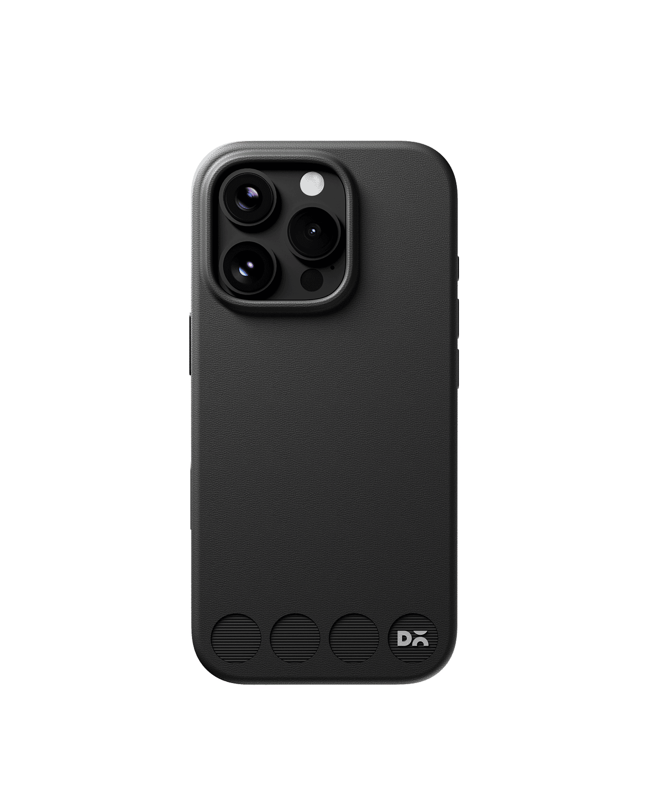 Iris Black Stack Leatherette Phone Case for iPhone 16 Pro Max
