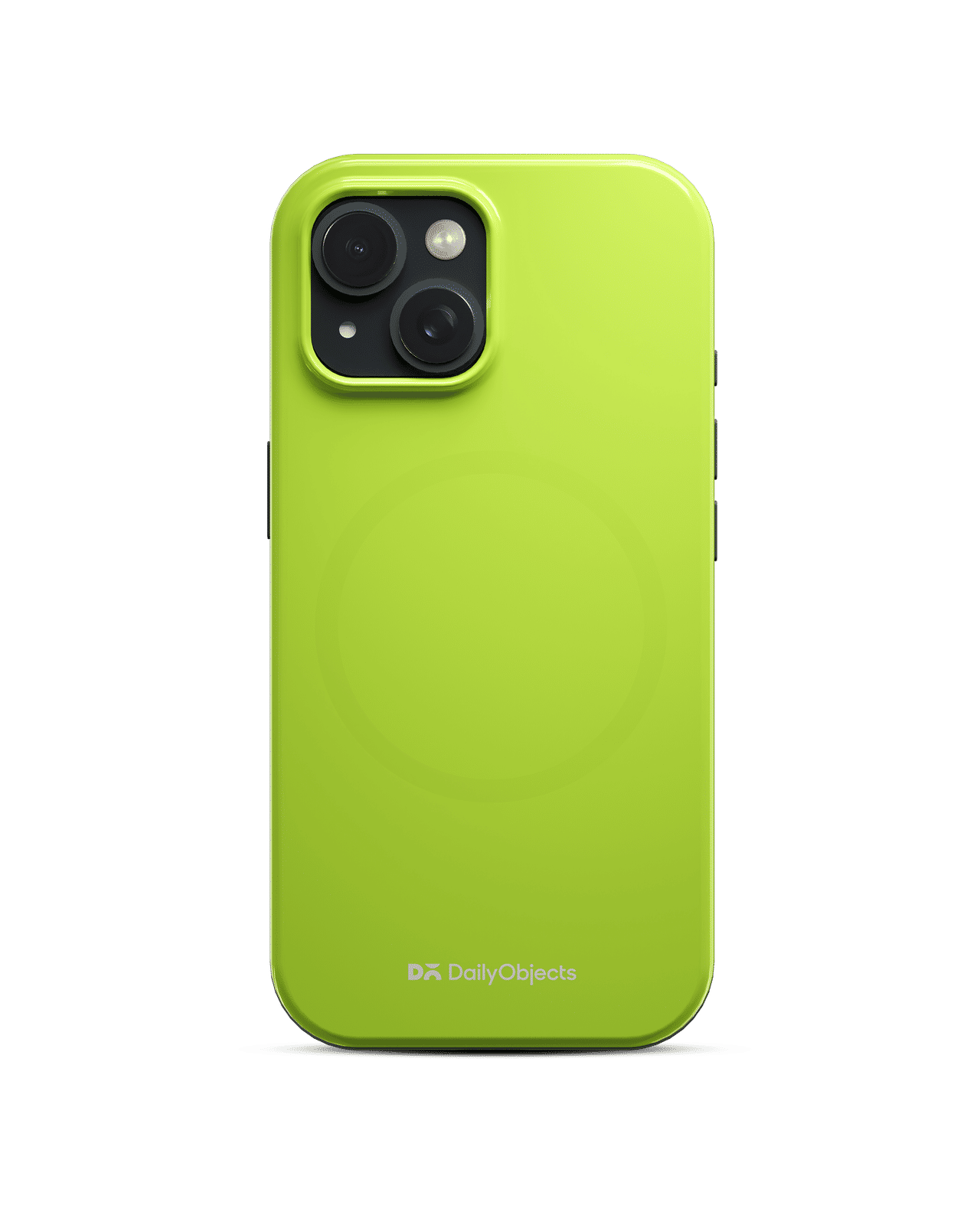 Lime Enamel Bumper MagSafe iPhone 14 Plus Case