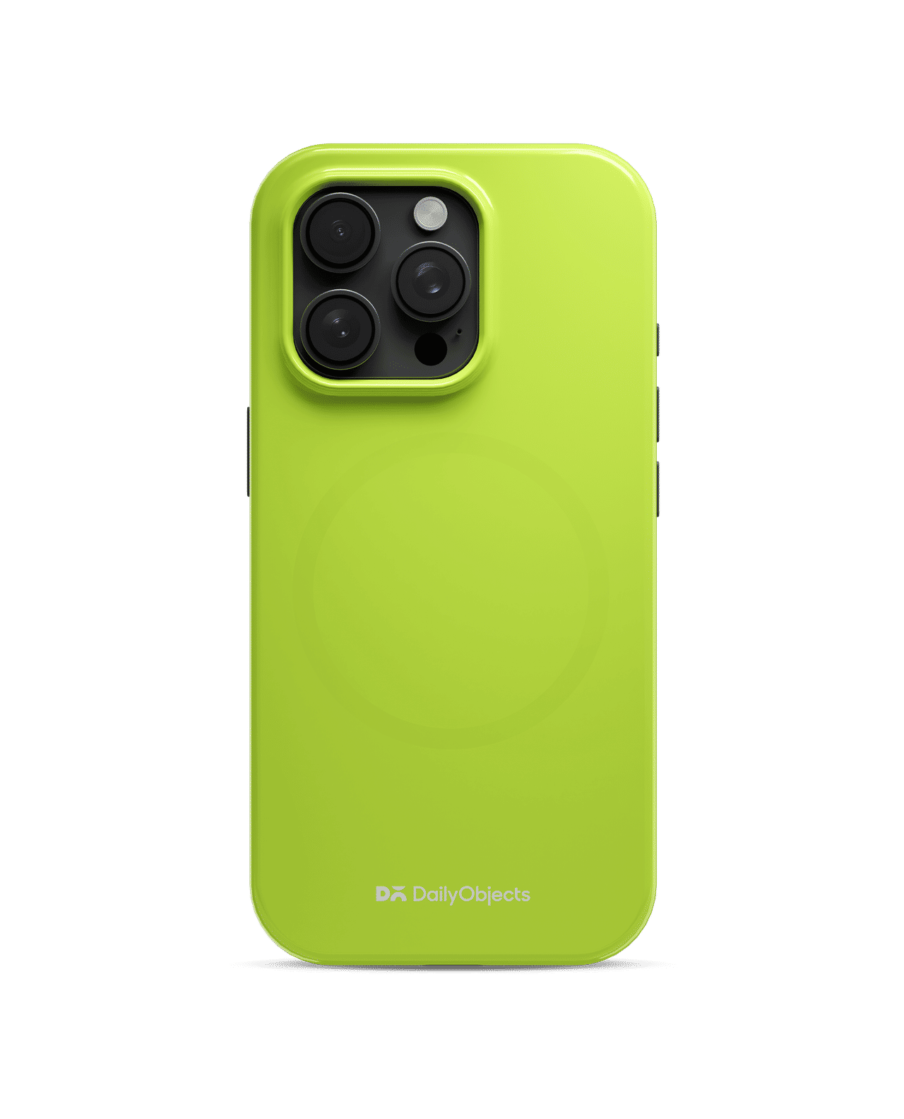 Lime Enamel Bumper MagSafe iPhone 15 Pro Max Case