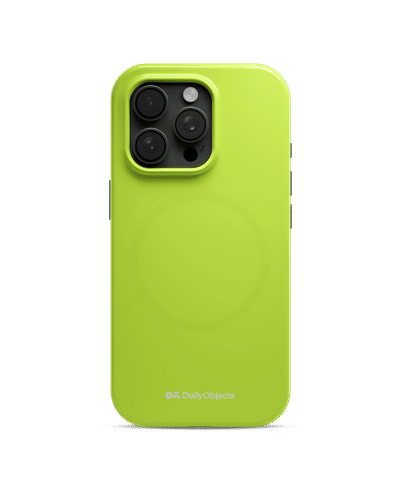 Lime Enamel Bumper MagSafe iPhone 15 Pro Max Case
