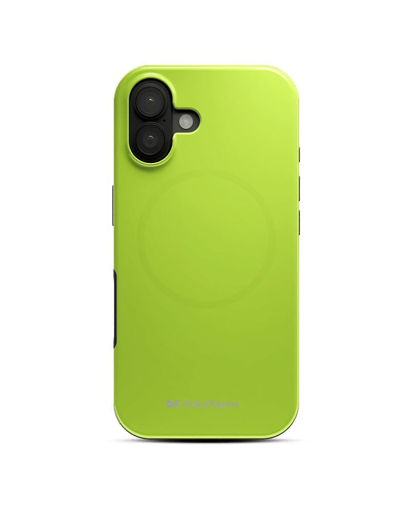 Lime Enamel Bumper MagSafe iPhone 17 Case