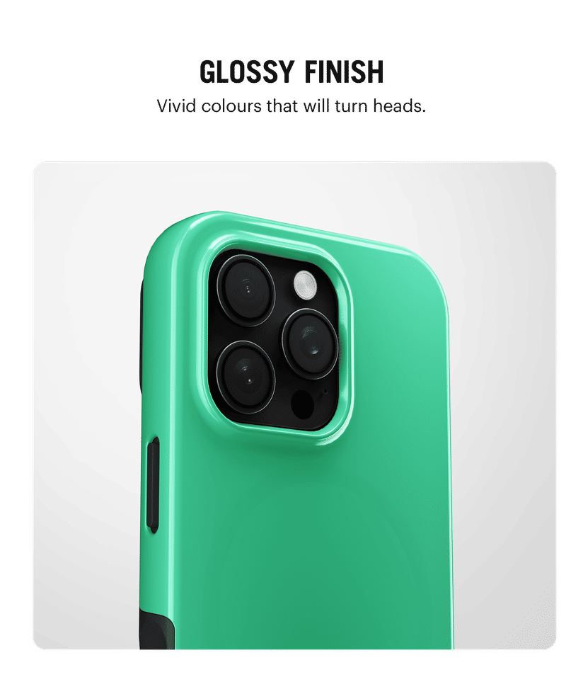 Mint Enamel Bumper MagSafe iPhone 13 Pro Max Case | Enamel Mint