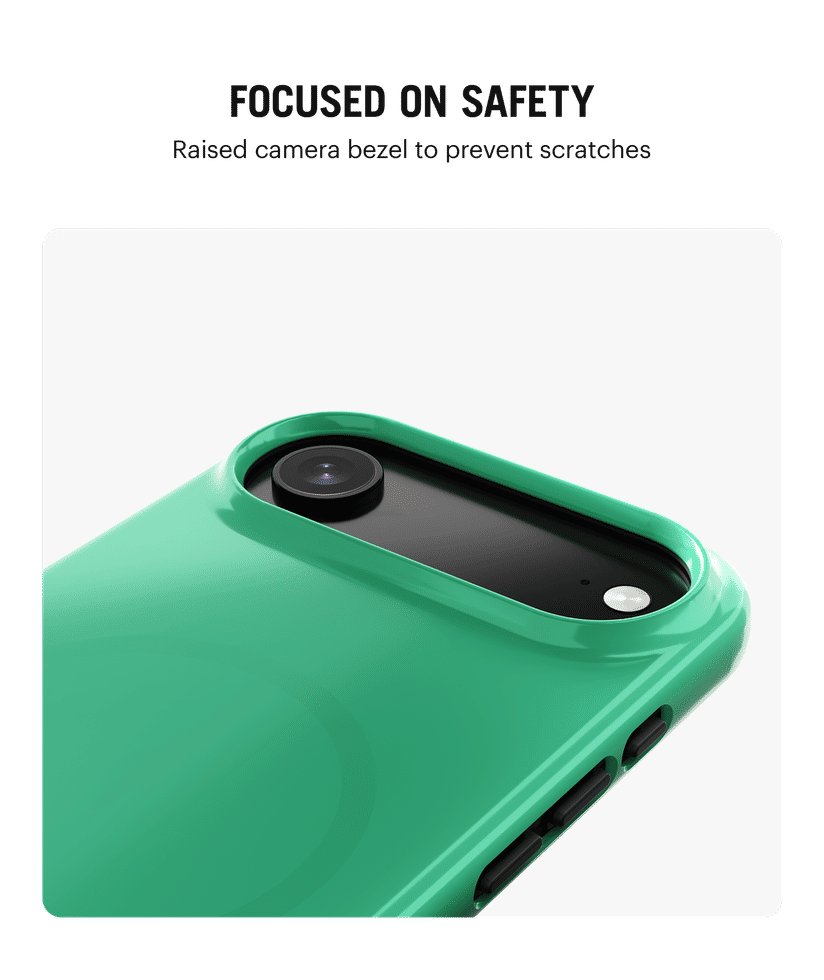 Mint Enamel Bumper MagSafe iPhone 17 Air Case Enamel Mint