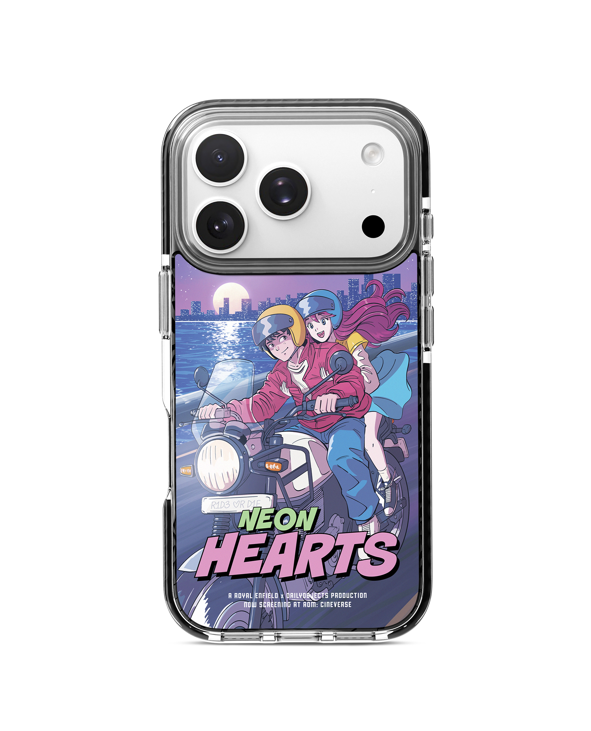 Neon Hearts Stride 2.0 MagSafe Case Cover For iPhone 17 Pro