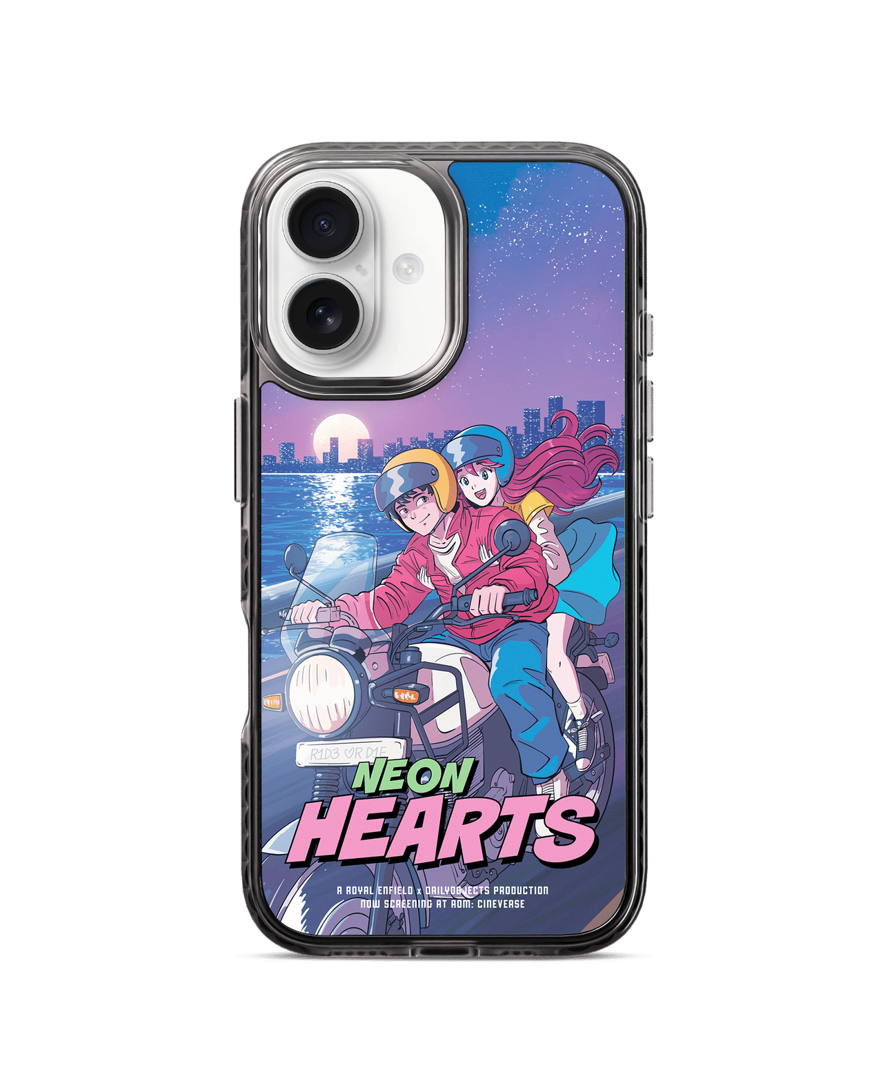 Neon Hearts Stride 3.0 MagSafe Case Cover For iPhone 16 Plus