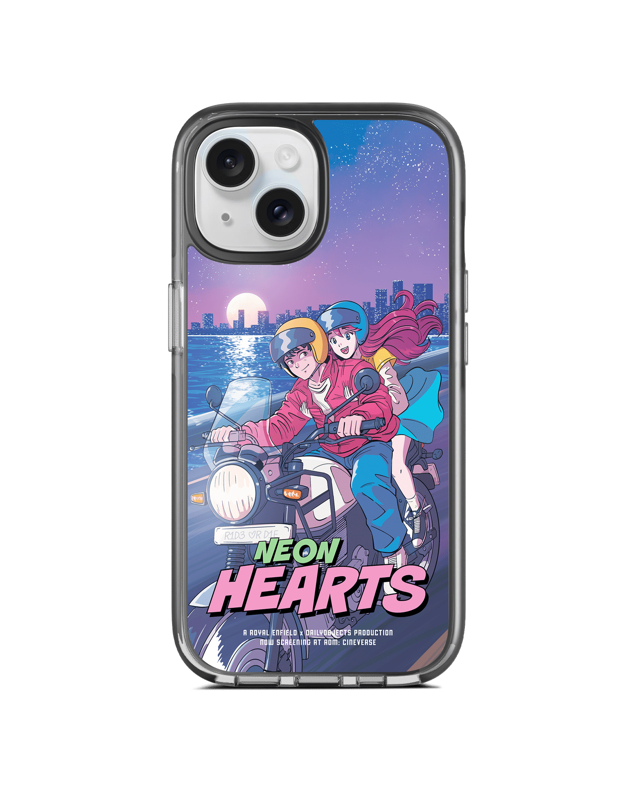 Neon Hearts Stride 3.0 MagSafe Case Cover For iPhone 14