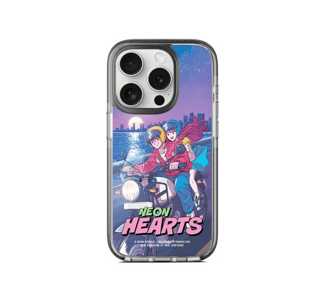 Neon Hearts Stride 3.0 MagSafe Case Cover For iPhone 15 Pro
