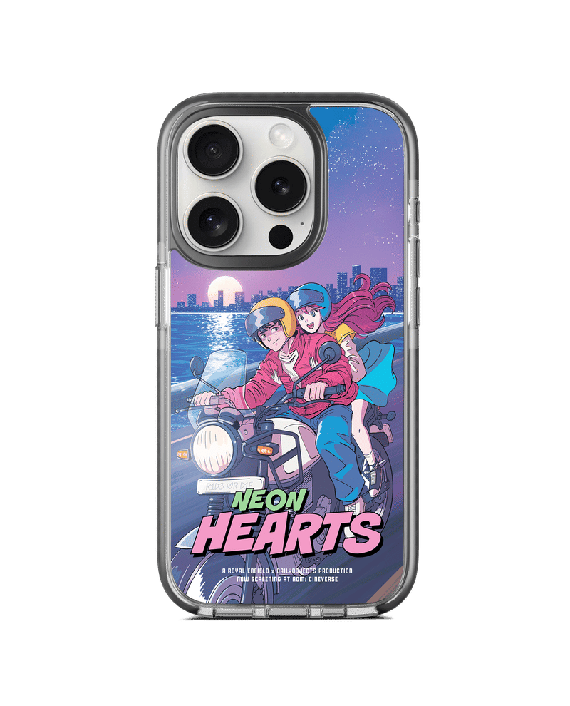 Neon Hearts Stride 3.0 MagSafe Case Cover For iPhone 15 Pro Max