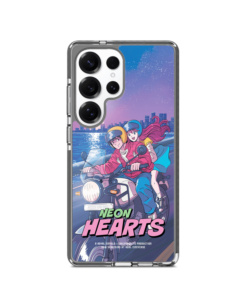 Neon Hearts Stride 3.0 Magnetic Case Cover For Samsung Galaxy S25 Ultra