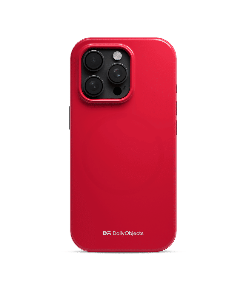 Red Enamel Bumper MagSafe iPhone 14 Pro Max Case