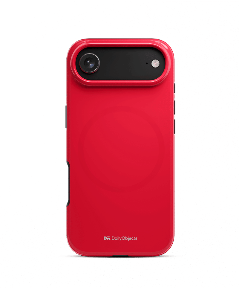 Red Enamel Bumper MagSafe iPhone Air Case