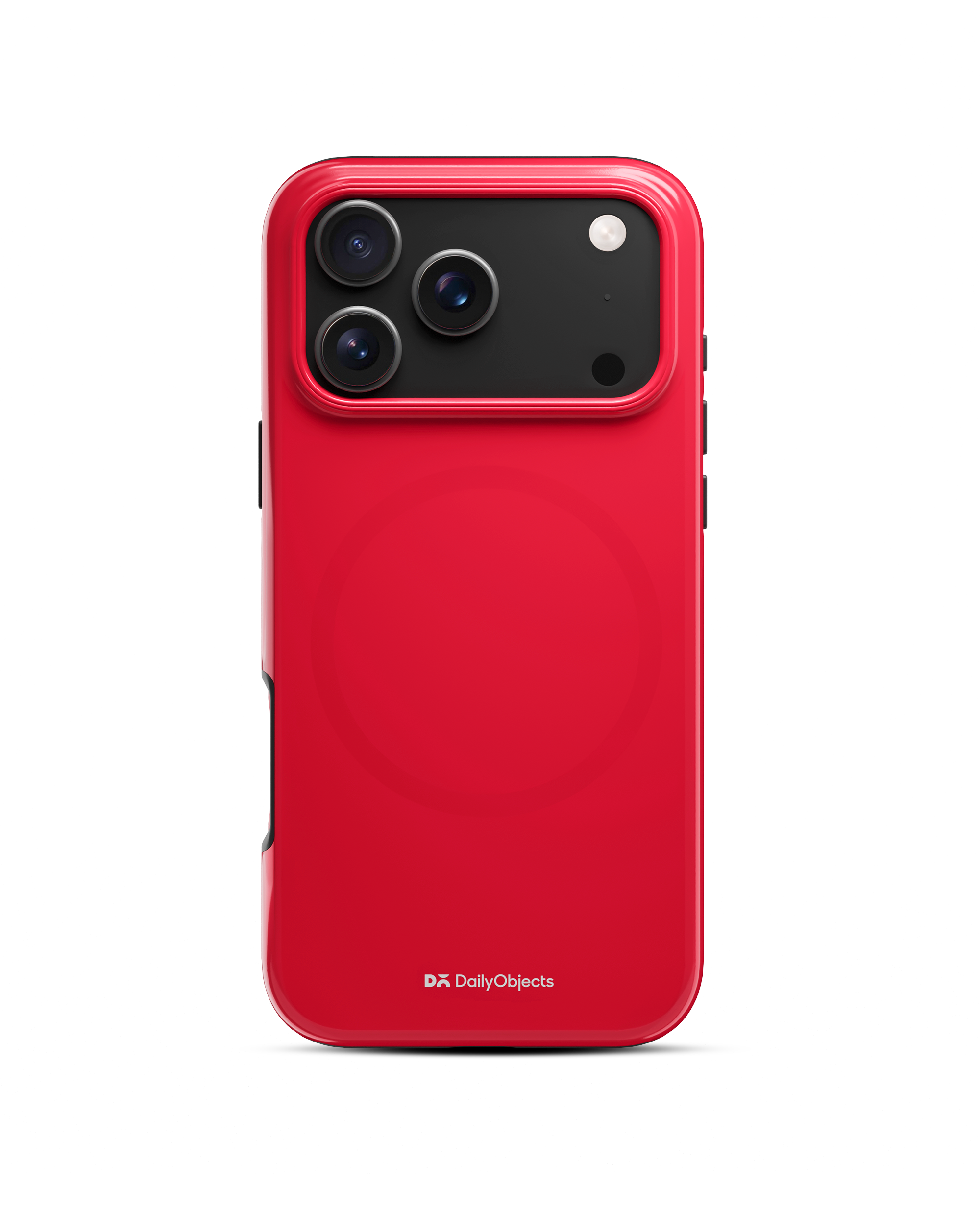 Red Enamel Bumper MagSafe iPhone 17 Pro Max Case | Enamel Red