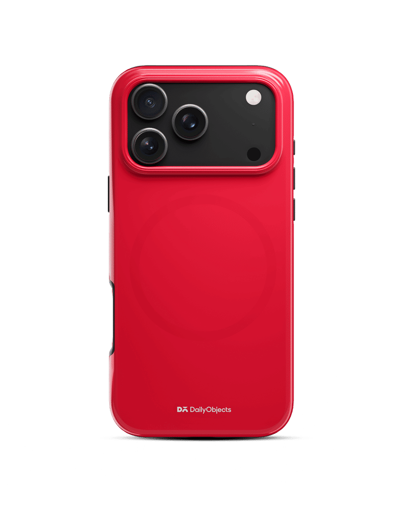 Red Enamel Bumper MagSafe iPhone 17 Pro Max Case