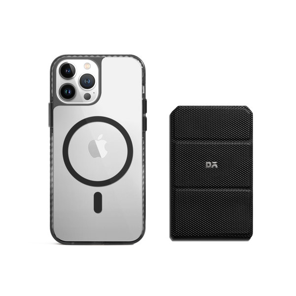 

Stride 2.0 Clear MagSafe Phone Case Cover & Angle MagSafe Wallet Stand Combo For iPhone 13 Pro
