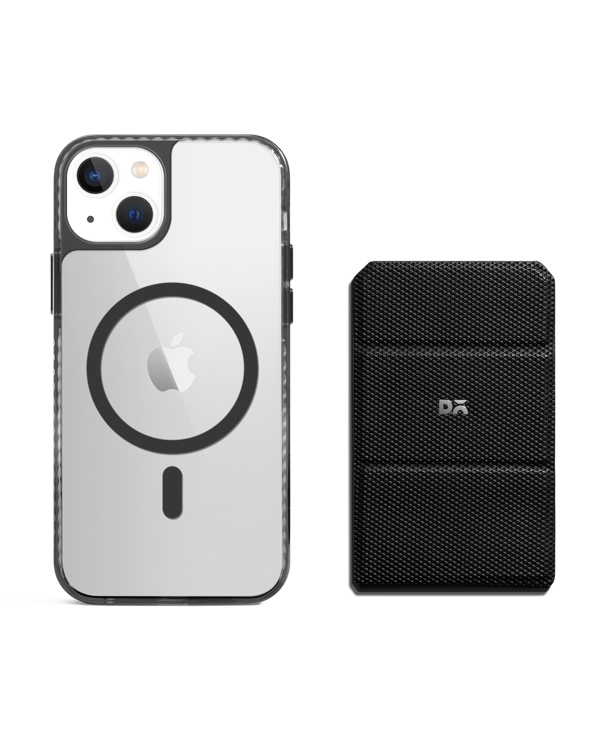 Stride Clear MagSafe Phone Case Cover Angle MagSafe Wallet Stand  Combo For iPhone 15 Plus