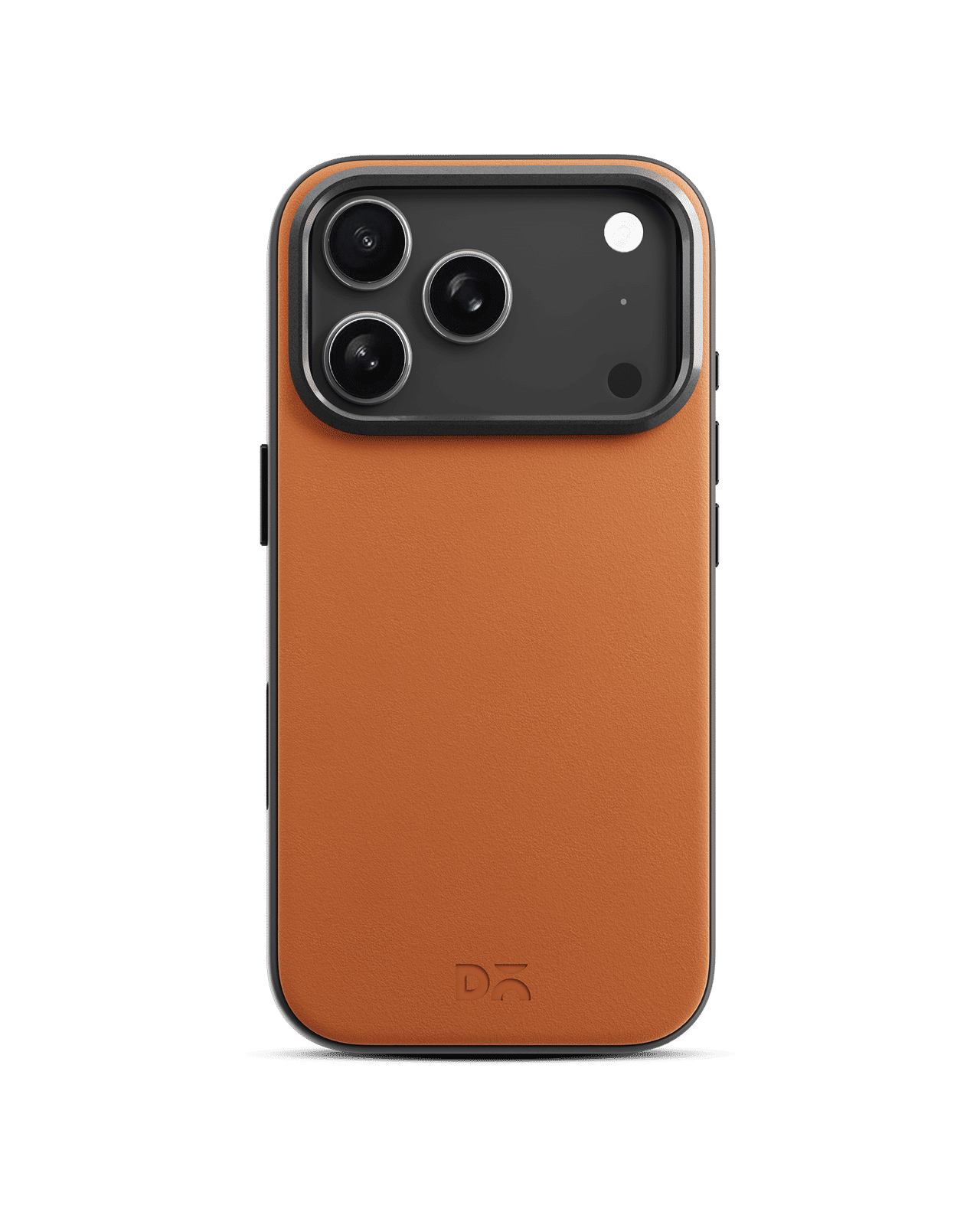 Tan-Grey Leatherite MagSafe Phone Case Cover for iPhone 17 Pro