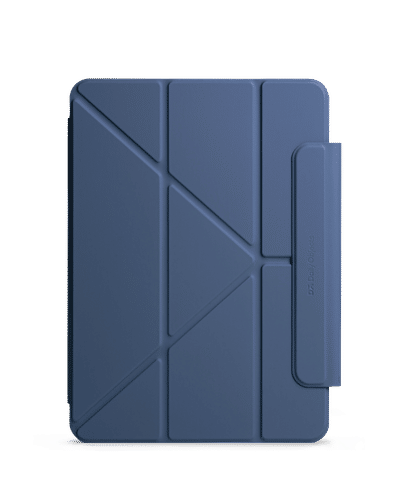 Atlantic Blue Pleat Y-Fold Magnetic iPad Case for iPad Air 13 (M4) 2026