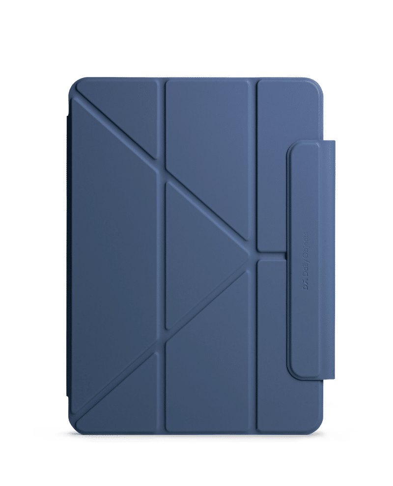 Atlantic Blue Pleat Y-Fold Magnetic iPad Case for iPad Air 13 (M4) 2026