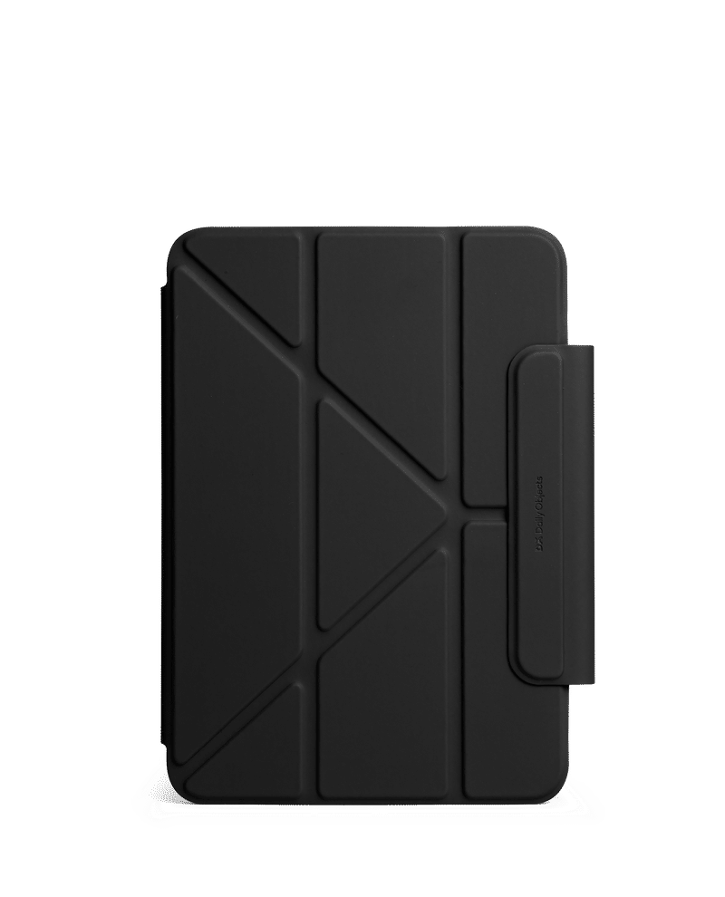 Black Pleat Y-Fold Magnetic iPad Case for iPad Mini 6