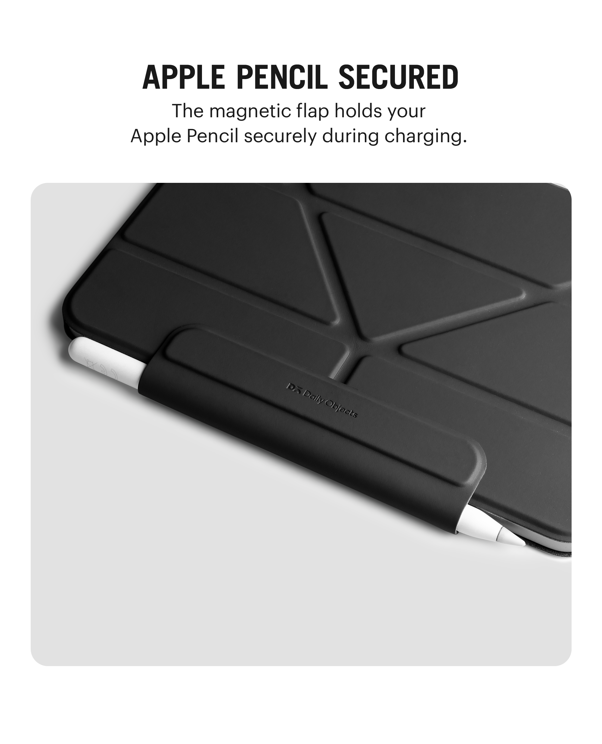 Pleat Y-Fold Magnetic iPad Case for iPad Mini 7 2024 8.3 Inch