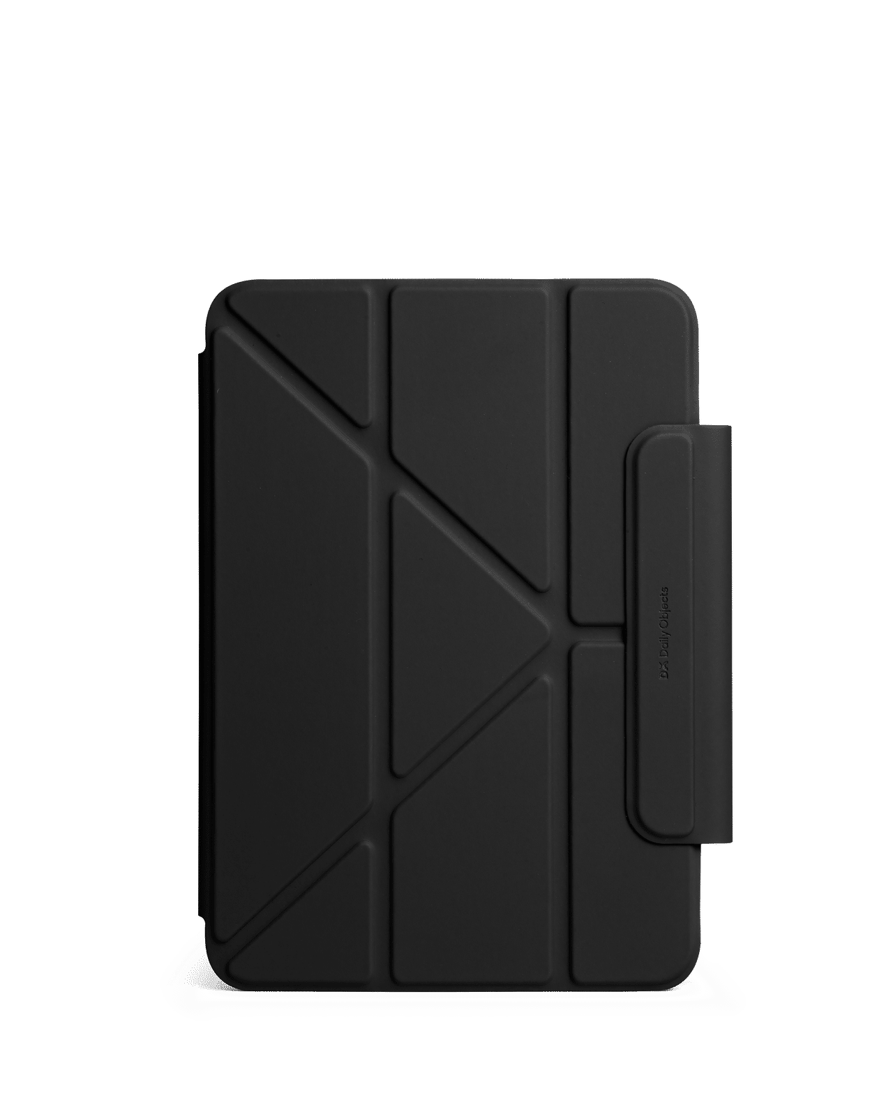 Black Pleat Y-Fold Magnetic iPad Case for iPad Mini 7 2024 8.3 Inch