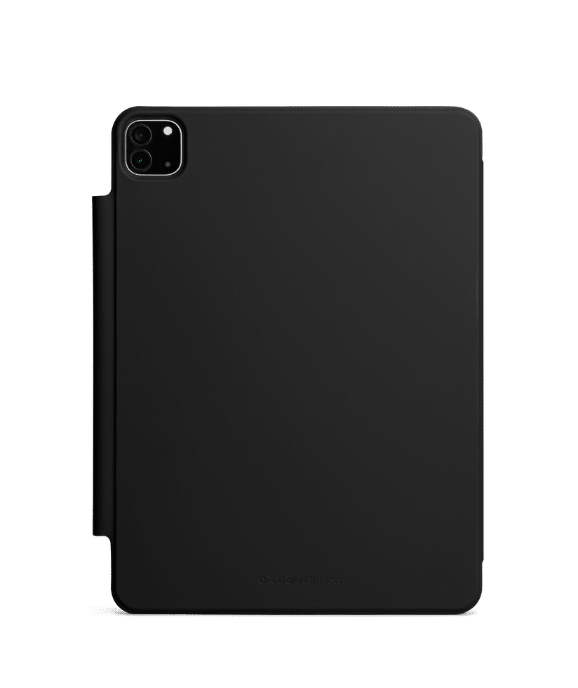 Black Pleat Y-Fold Magnetic iPad Case for iPad Pro 2nd Gen 2020 11 Inch