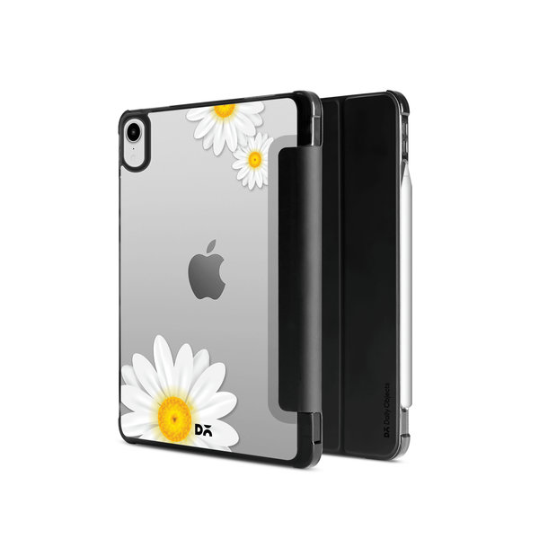 

DailyObjects Clear Three White Daisies FlipStand Tri-Fold Case for iPad Mini 6