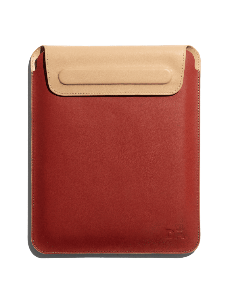 Terracotta Red SnapOn Envelope Sleeve For iPad Pro 11 2021
