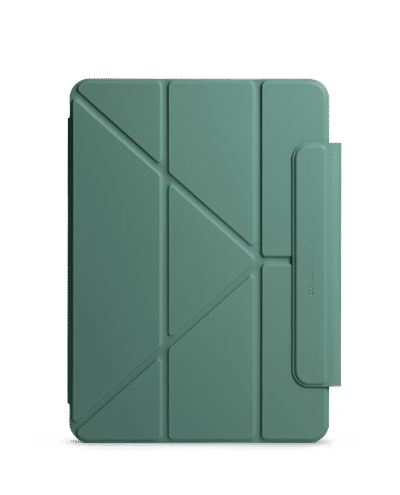 Sage Green Pleat Y-Fold Magnetic iPad Case for iPad Air 13 (M4) 2026