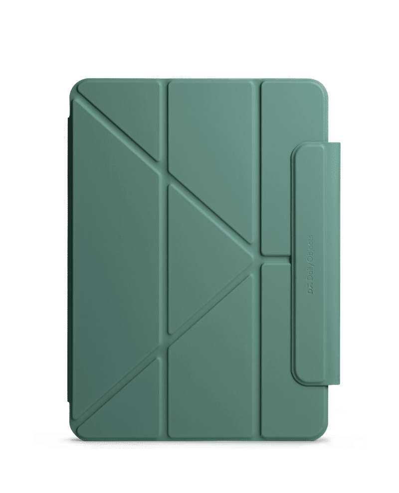 Sage Green Pleat Y-Fold Magnetic iPad Case for iPad Air 2024 13 Inch