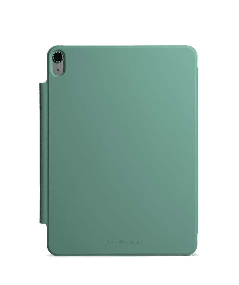 Sage Green Pleat Y-Fold Magnetic iPad Case for iPad Air