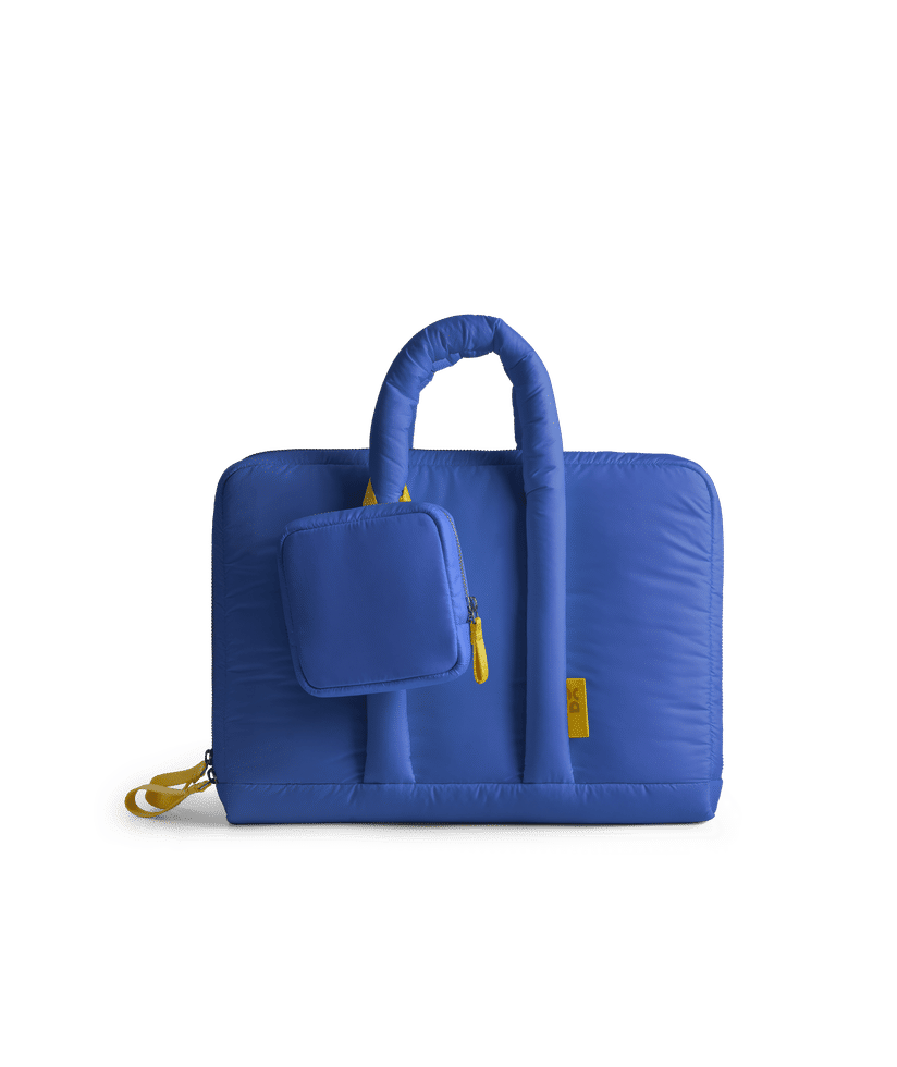 Blue Puft Laptop Bag