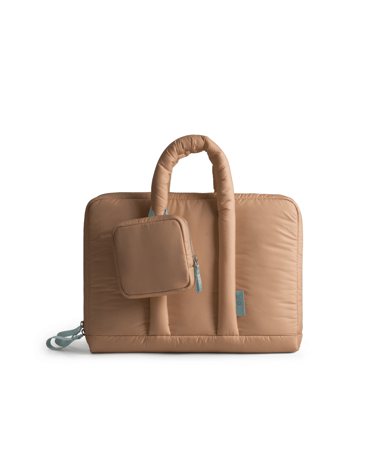 Brown Puft Laptop Bag