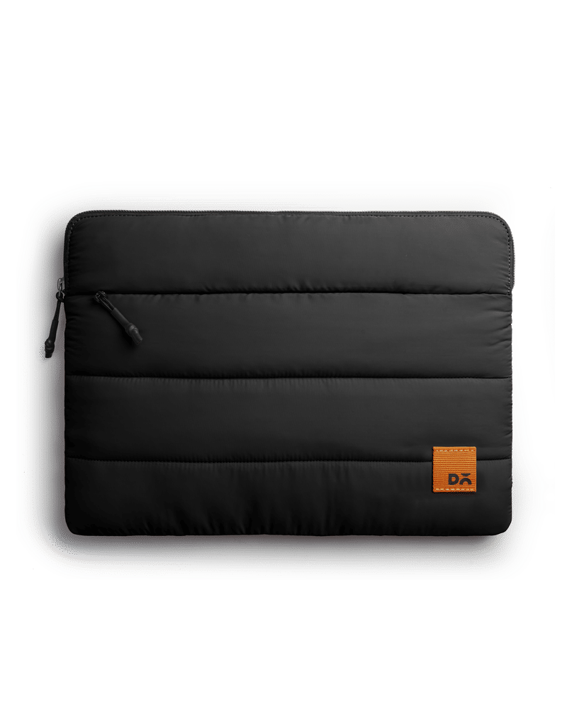 Carbon Black Stria Laptop Sleeve - Large
