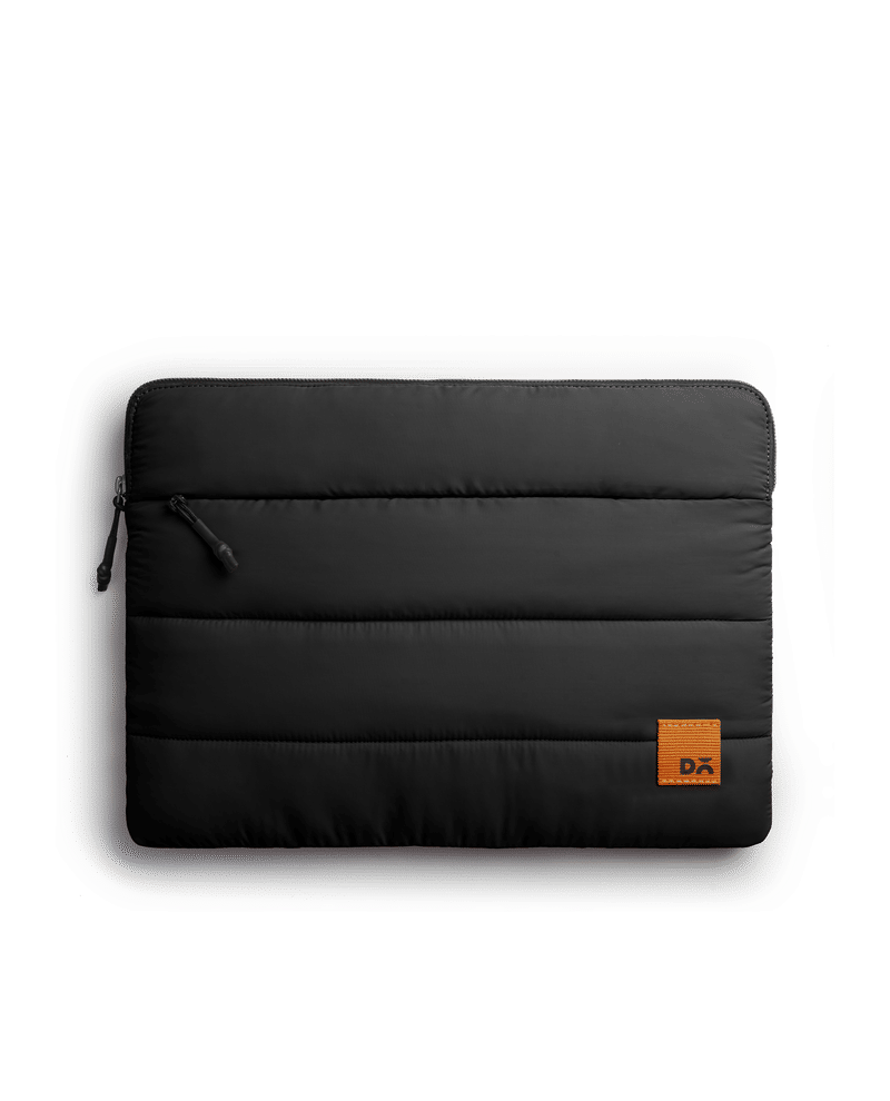 Carbon Black Stria Laptop Sleeve - Medium