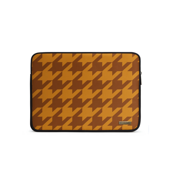 

DailyObjects Brown Houndstooth Zippered Sleeve For Laptop/MacBook 38.01cm (15 inch)