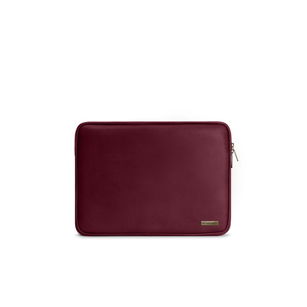 

DailyObjects Burgundy Vegan Leather Zippered Sleeve For Laptop/MacBook 28cm (11 inch)