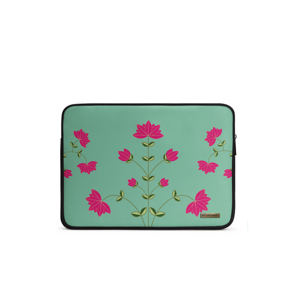 

DailyObjects Mint Symmetry Zippered Sleeve For Laptop/MacBook 35.56cm (14 inch)