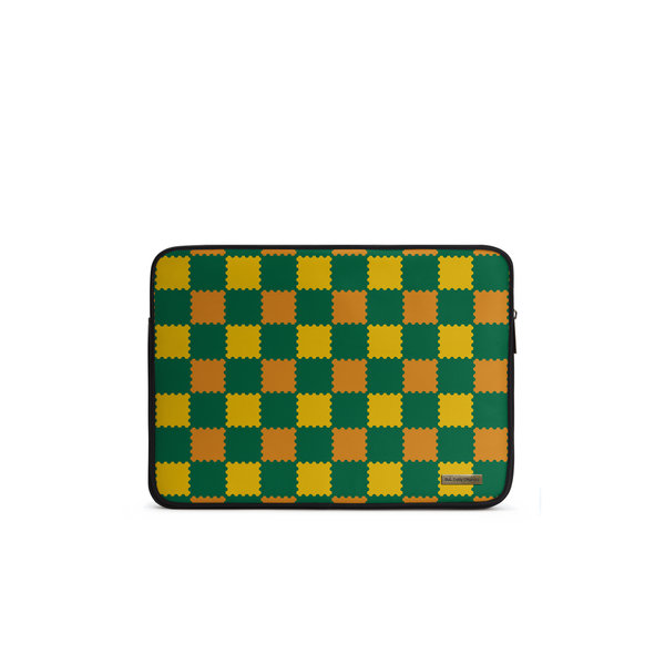 

DailyObjects Multi Green Checkerboard Zippered Sleeve For Laptop/MacBook 33.02cm (13 inch)