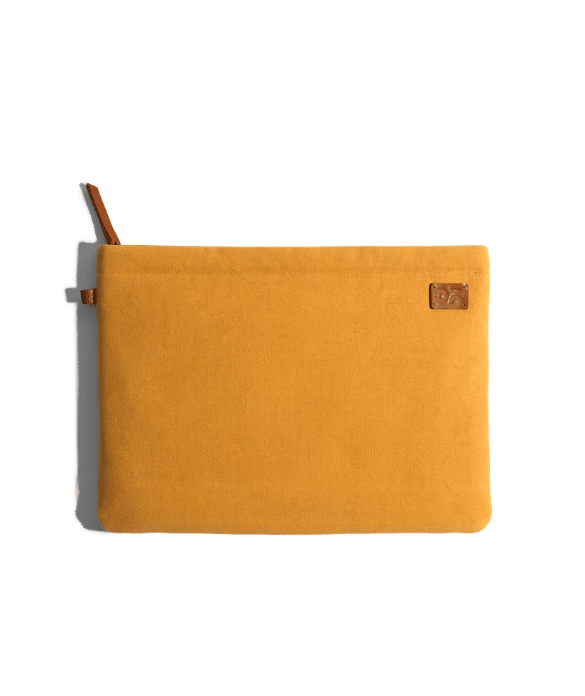 DailyObjects Mustard Yellow Skipper Sleeve Large For MacBook