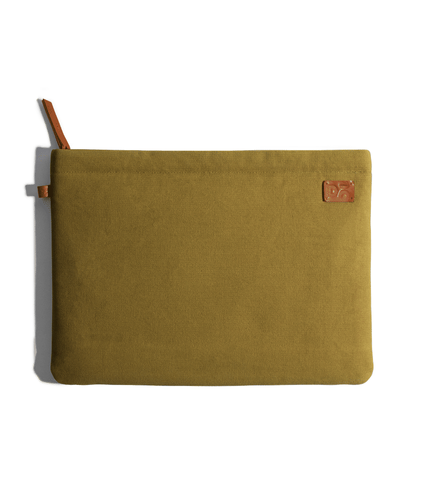 DailyObjects Olive Green Skipper Sleeve XL For MacBook/Laptop upto - Technical View